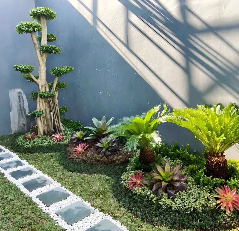 Taman belakang rumah jakarta